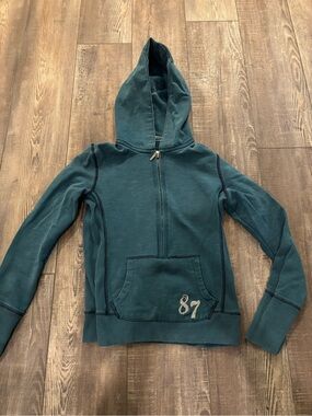 Vintage Aeropostale Hooded Zip Pullover Sweatshirt